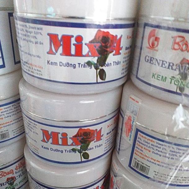 Kem mix 4 bông hồng