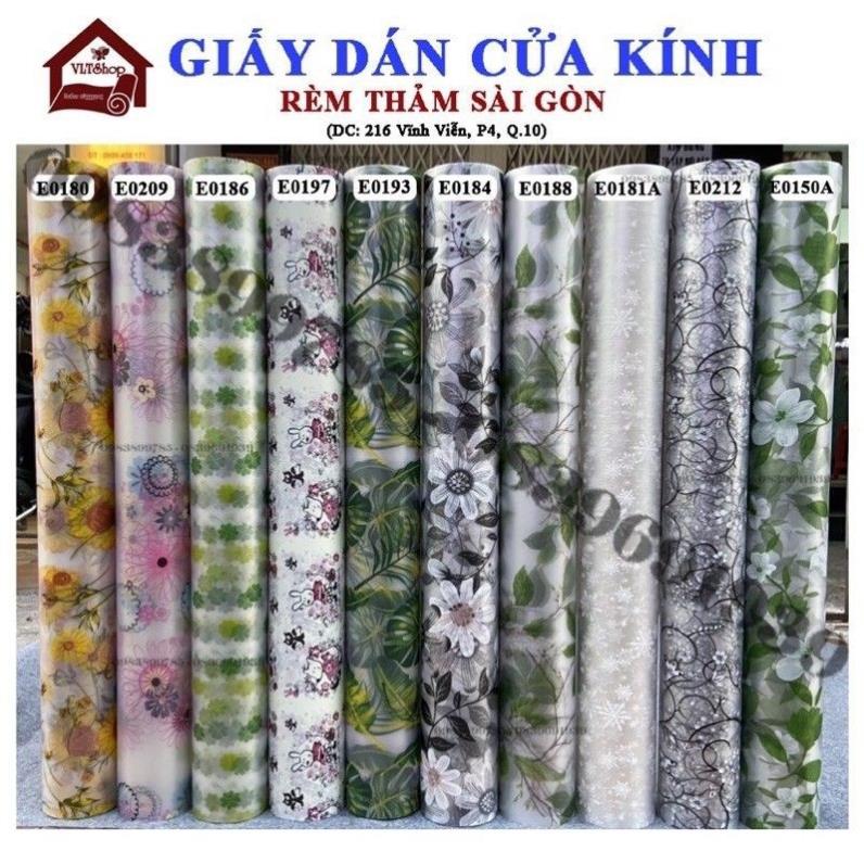 Giấy dán cửa kính - Decal dán cửa kính trang trí