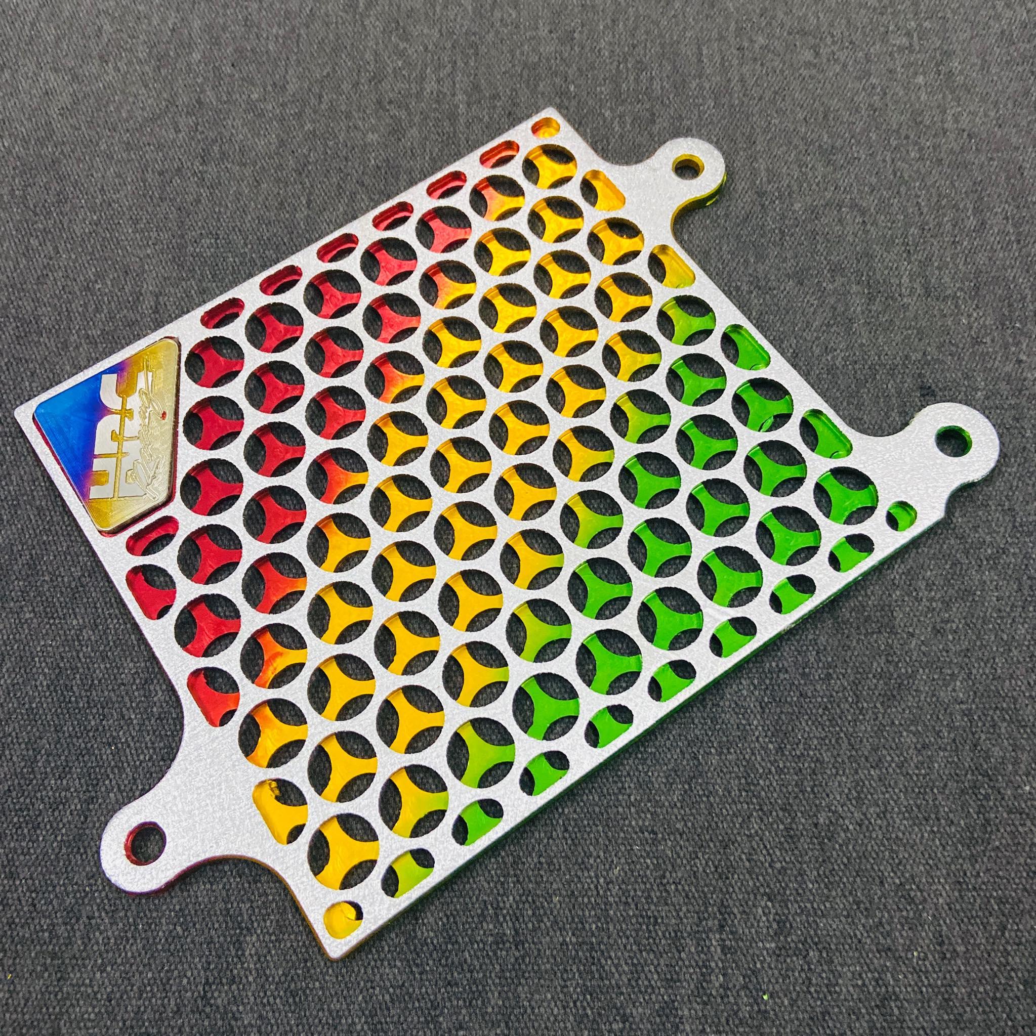 [HCM]Che két nước Nhôm CNC nguyên khối mạ nhiều màu kèm logo titan HRC cho dòng xe Honda Vario Click AB 125 SH mode