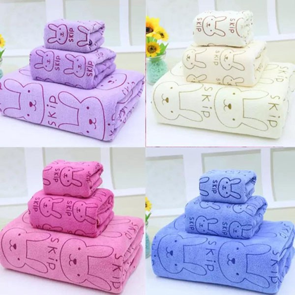 Set 3 khăn nhà tắm tiện ích