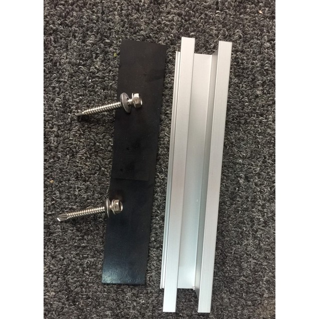 Thanh rail mini 35x35x200mm dùng để lắp đặt tấm pin năng lượng mặt trời