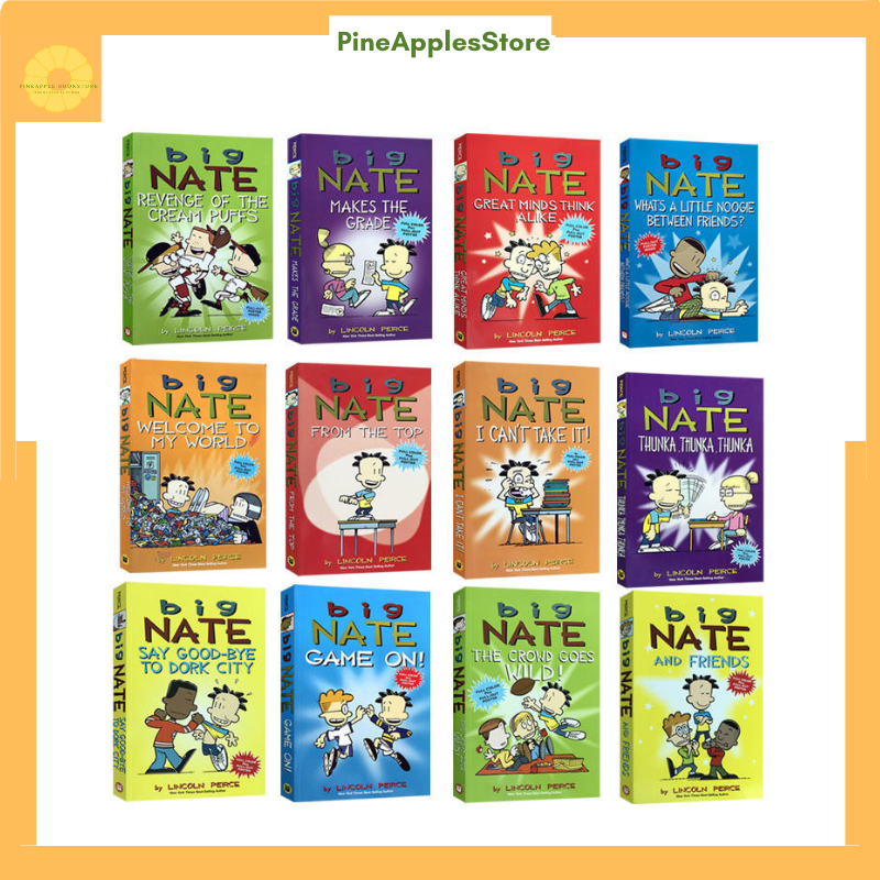 Big Nate Comic Collection Full Color 12 Books Sách nhập khẩu