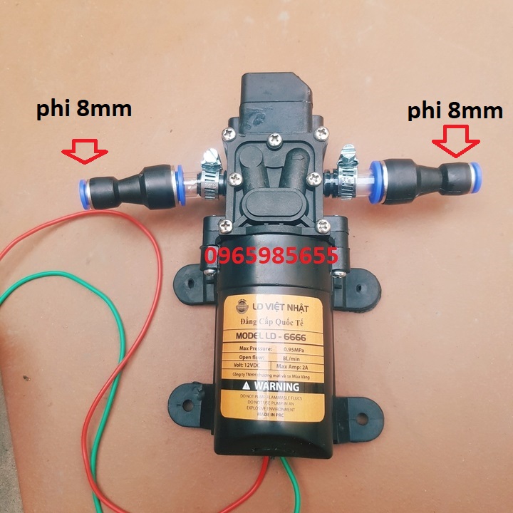 Máy bơm phun sương 12v tăng áp lực nước tự động ngắt (KÈM 2 ĐẦU CHUYỂN NỐI ỐNG 8MM)  Máy bơm tăng áp lực nước mini Máy bơm mini tăng áp lực nước Máy bơm nước mini Máy bơm tăng áp mini 12v