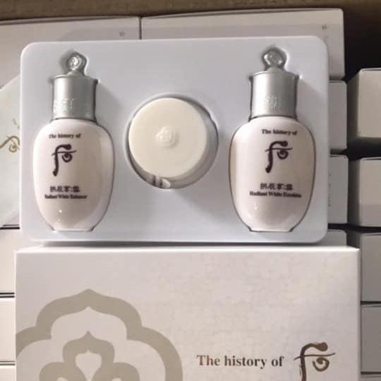 Bộ mini whoo mờ nám trắng da 3 sản phẩm