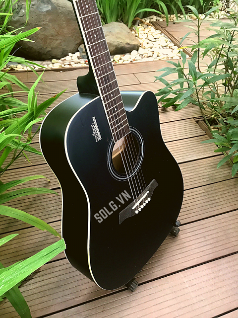 Đàn Guitar Acoustic Rosen R135 màu Đen Chính Hãng