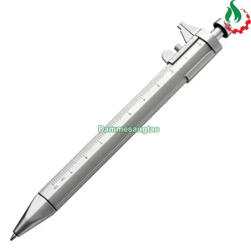 Bút bi đa năng tích hợp thước kẹp nhựa 0-100mm BTTK100