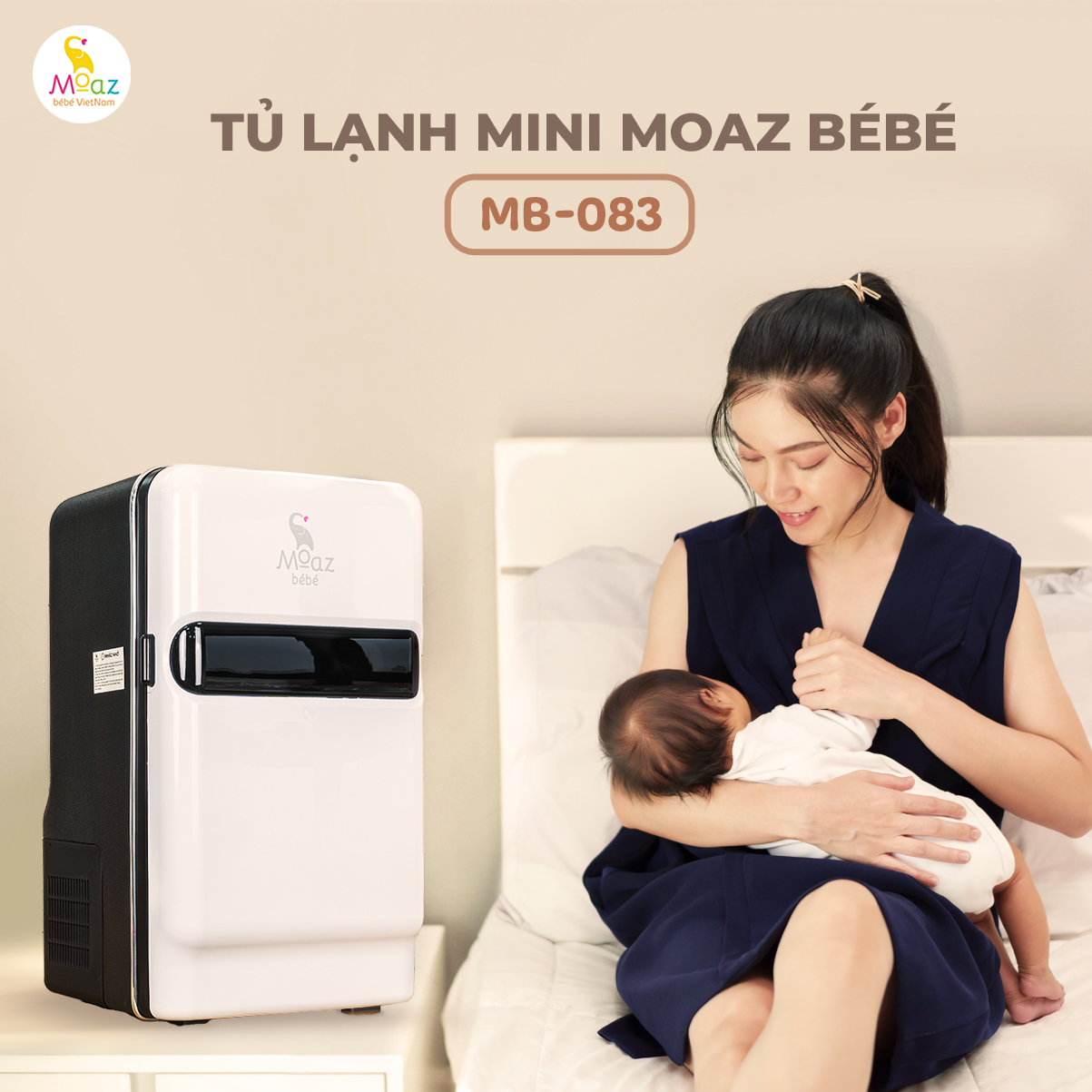 Tủ lạnh mini moazbebe mb083