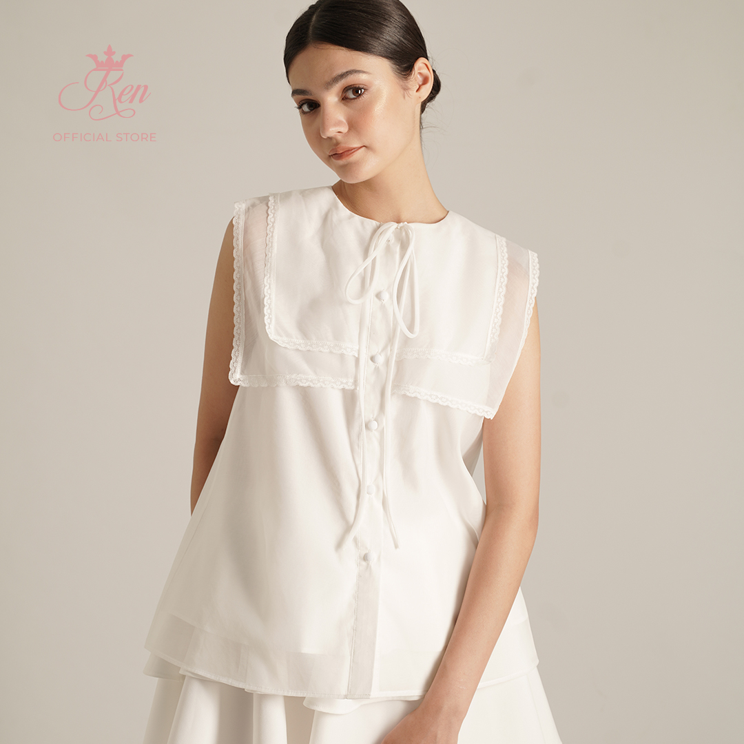 Ren by tee - áo cổ lính thuỷ hai tầng
