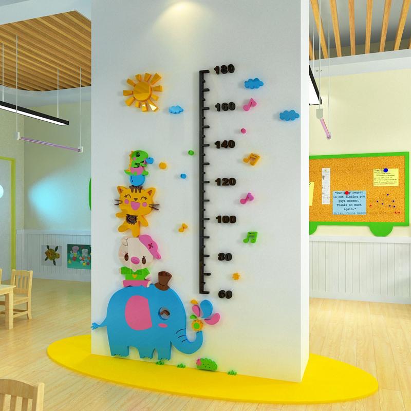 tranh dán tường mica 3d, trang trí phòng khách, phòng ngủ, phòng làm việc, công ty, tranh dán tường, thước đo chiều cao voi