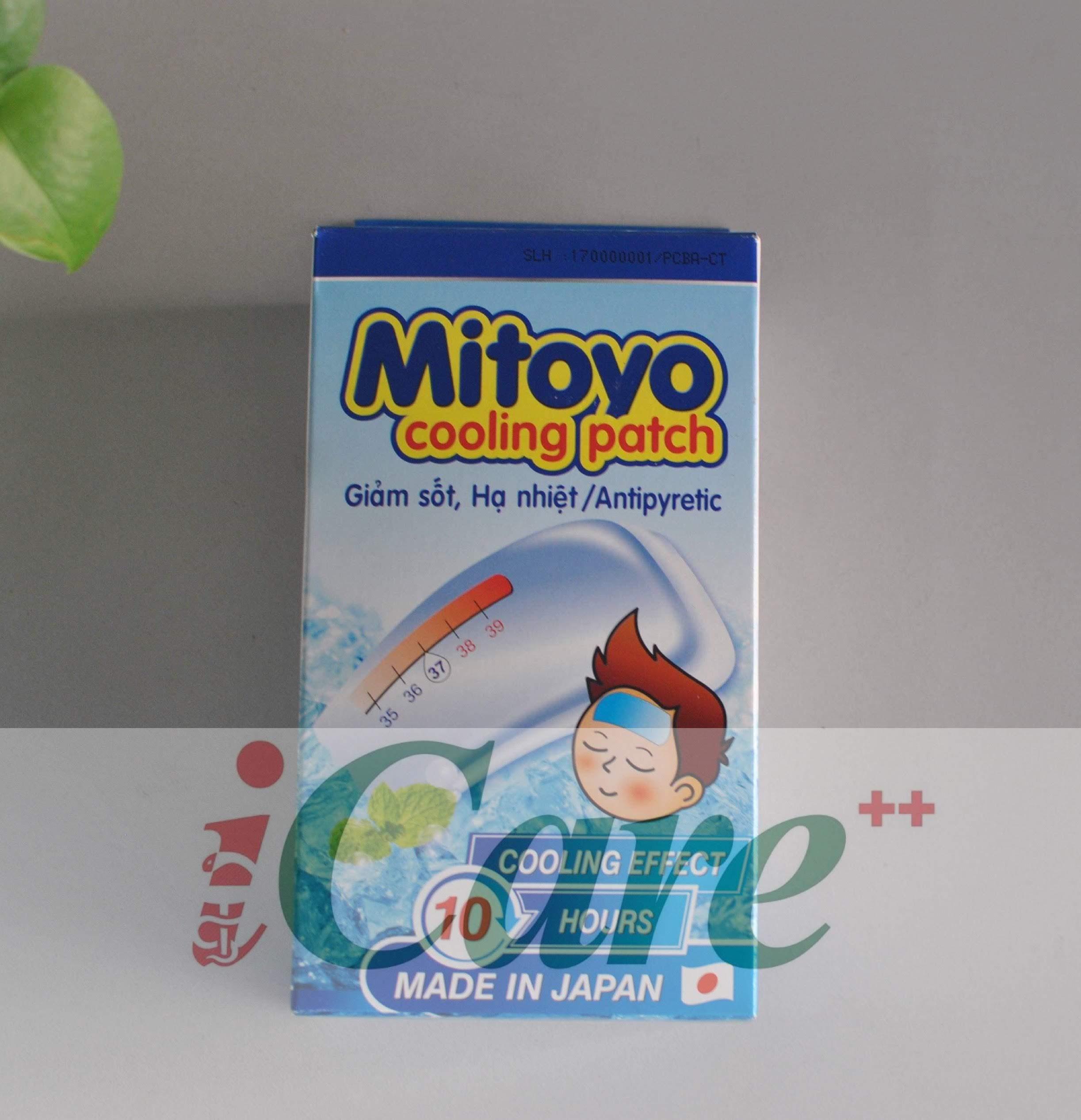 Miếng dán hạ sốt mitoyo cooling patch