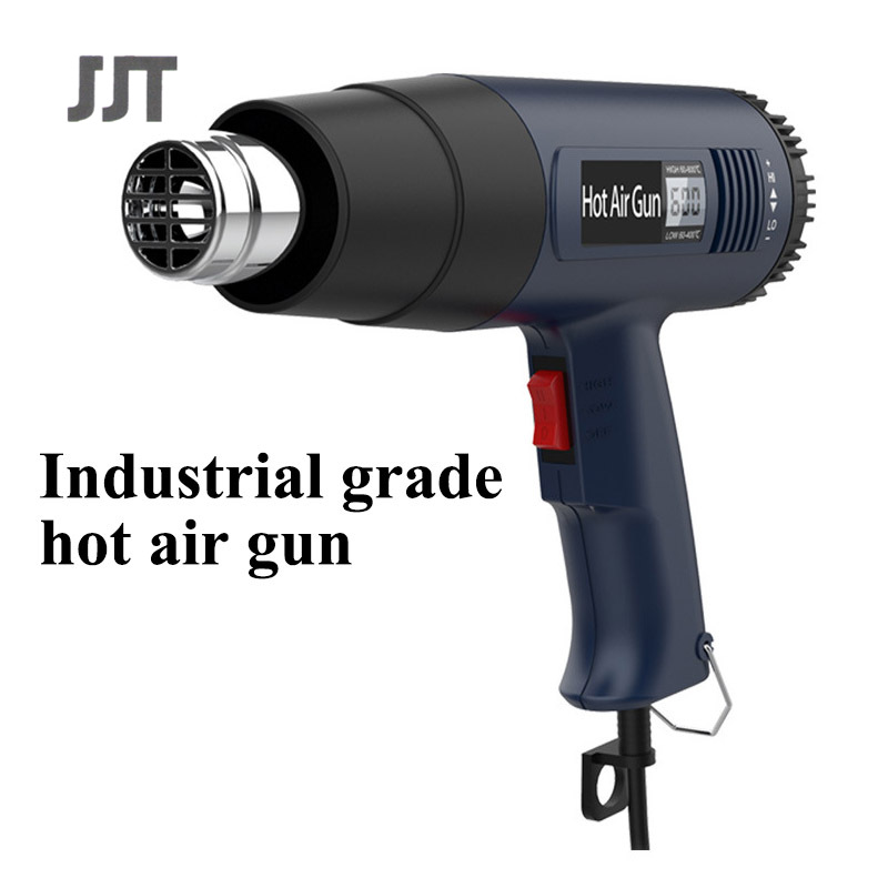 JJT 2000W Nhiệt Gary nhà thương mại xe lá nướng nhiệt làm nóng bằng điện công nghiệp 220V Công suất cao Súng bắn nhiệt Mỹ cầm tay súng nướng phim Súng nướng tiêu chuẩn Châu Âu nhỏ co nhiệt công nghiệp