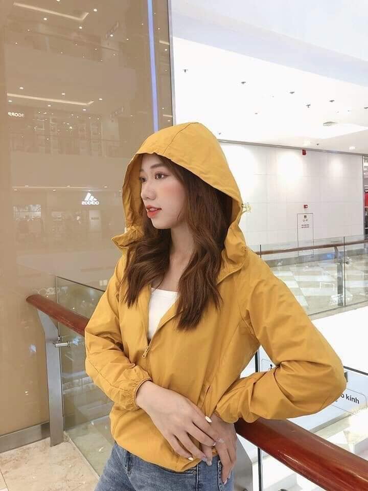 Áo khoác gió nữ 2 lớp cao cấp,áo gió nữ 2 lớp lót lưới chống nước ,Áo khoác gió hàng VNXK cao cấp - áo gió nữ 2 lớp lót chất gió tráng bạc, chống nước,chống gió, ngăn tia UV 2021