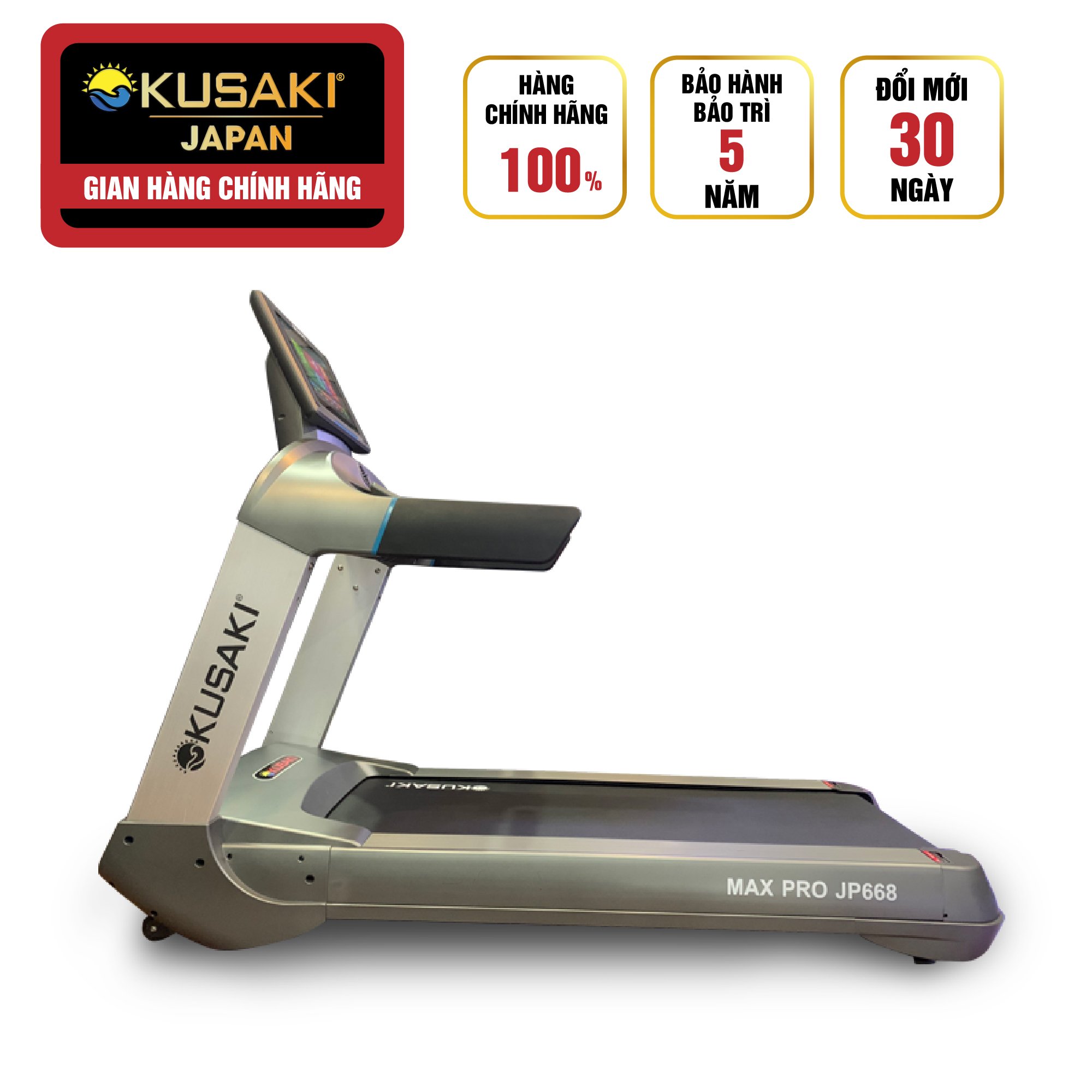 Máy chạy bộ tại nhà cao cấp đa chức năng okusaki jp- 668