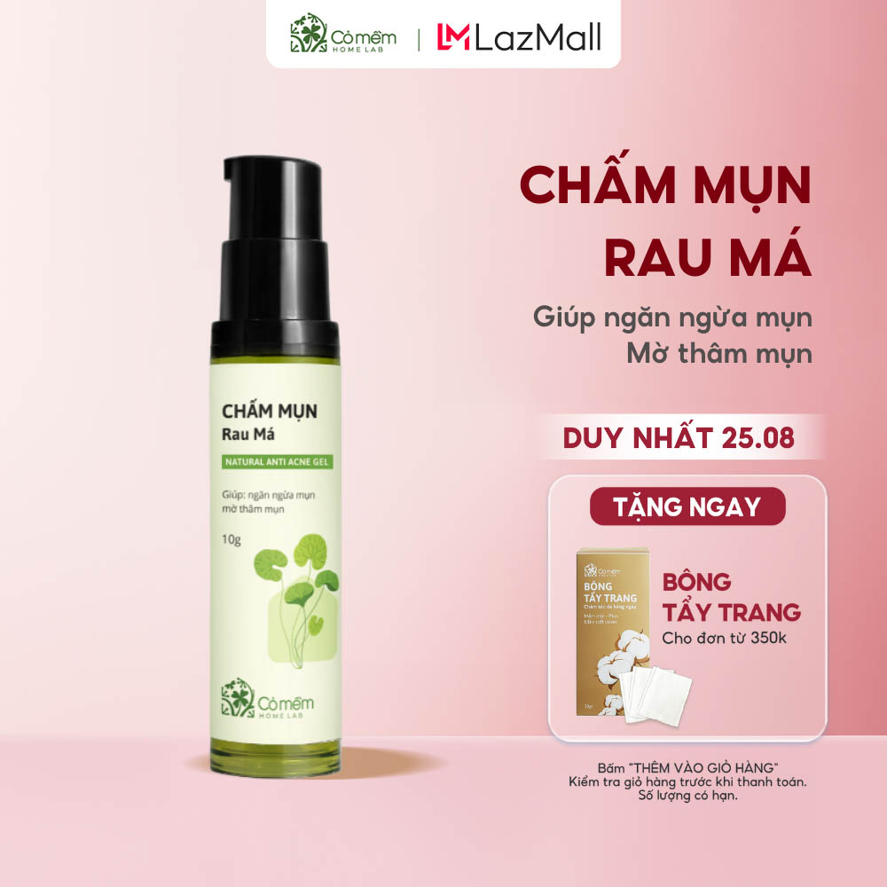 Chấm mụn rau má giảm mụn viêm sưng đỏ mụn cóc mụn bọc mụn trứng cá cỏ mềm 10gr