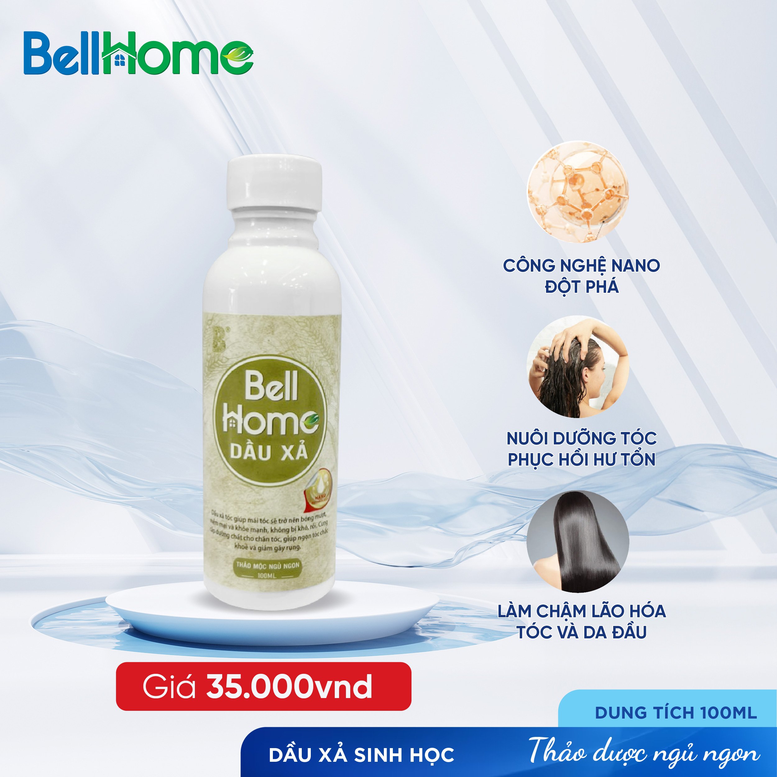 Dầu Xả Công Nghệ Sinh Học Bell Home 100ML