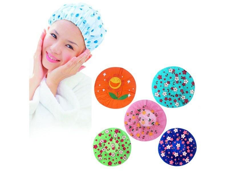 [HCM]Mũ Trùm Tóc Khi Tắm - Chấm Bi