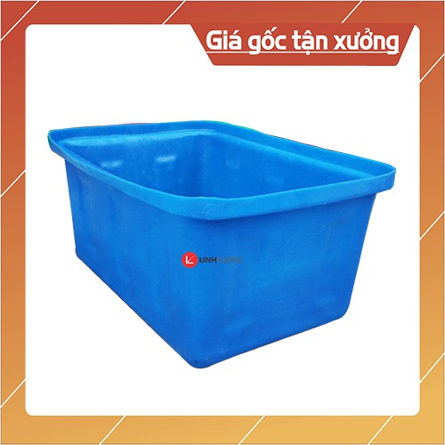 Tank nhựa chữ nhật 65 lít chất liệu LLDPE chống UV chịu mưa nắng tốt