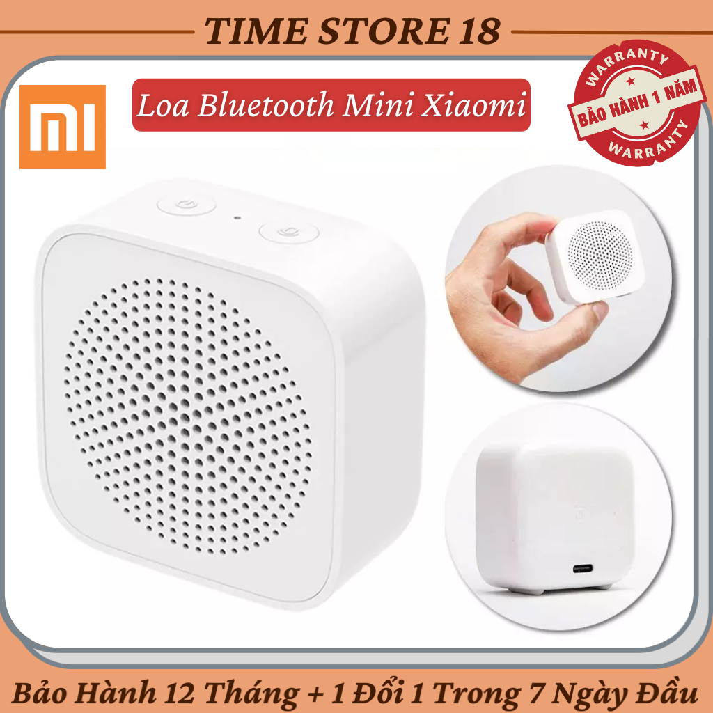 Loa Bluetooth Mini Xiaomi - Loa Không Dây XiaoAI Bỏ Túi Nhỏ Gọn Âm Thanh Sống Động Tiếng Bass Mạnh Mẽ Pin Trâu Lên Tới 6 Tiếng Hàng Chuẩn Xiaomi , Loa Mini , Loa Xiaomi , Loa Công Suất Lớn , Loa Bluetooth Giá Rẻ