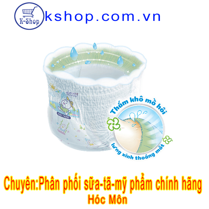 Tã quần Bobby XL62 Miếng 12-17kg Siêu Cực Đại- ĐỆM LƯNG THÂM MỒ HÔI Tã quần Bobby XL62 Miếng 12-17kg Siêu Cực Đại- ĐỆM LƯNG THÂM MỒ HÔI