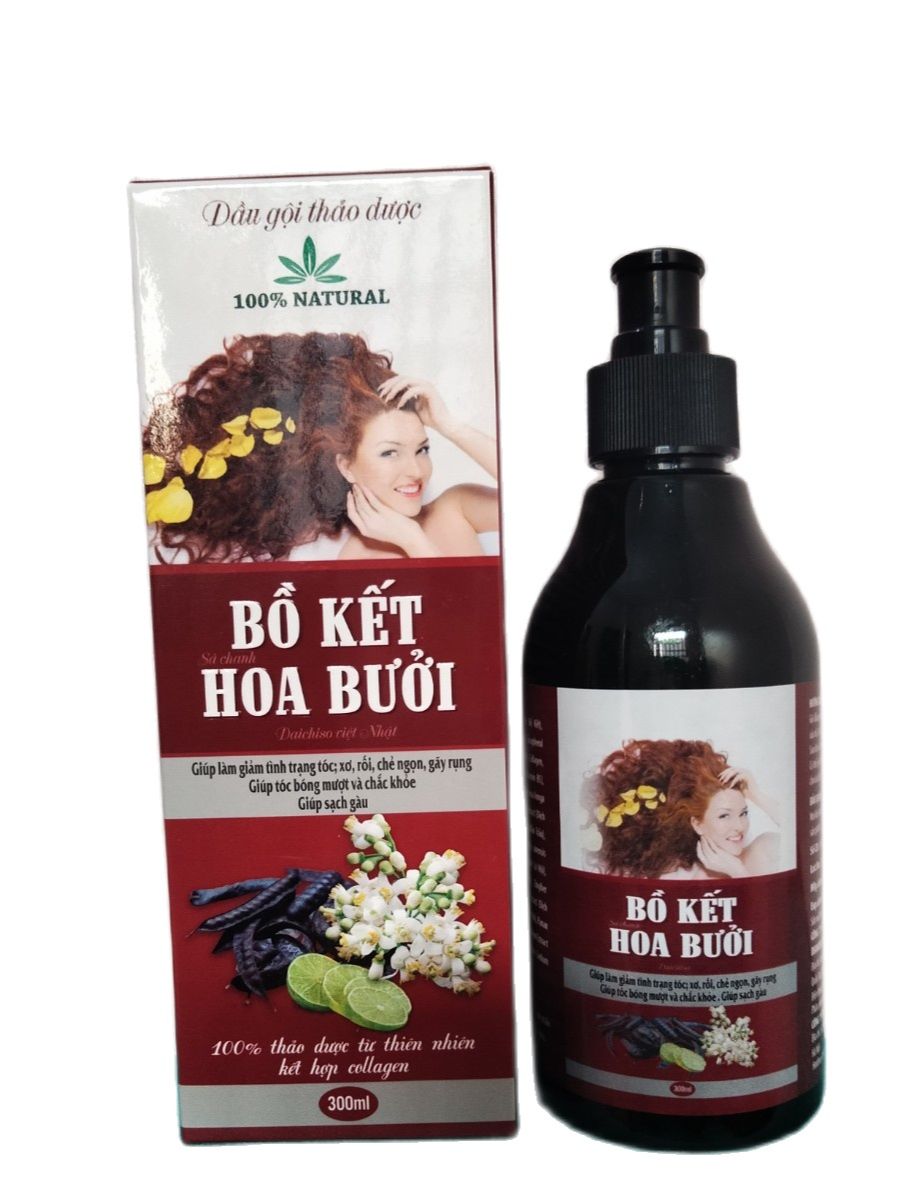 Dầu gội thảo dược bồ kết hoa bưởi