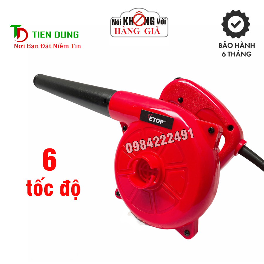 Máy thổi bụi etop xc - 25t công suất 700w, 6 tốc độ, lõi đồng