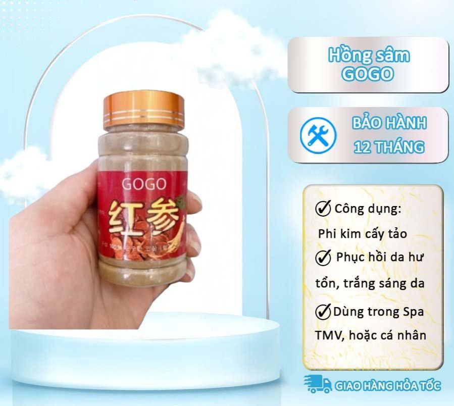Bột hồng sâm cấy hồng sâm gogo hàn quốc cao cấp