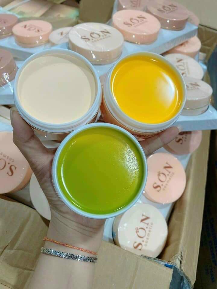 Kem Kích Trắng Body Tam sắc Son cosmetics - 3 hũ.Shop_Len_Trinh