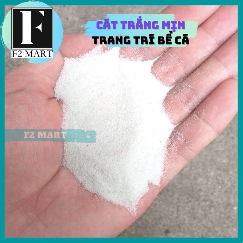 Cát trắng mịn 5kg trang trí bể cá cảnh - bể thủy sinh
