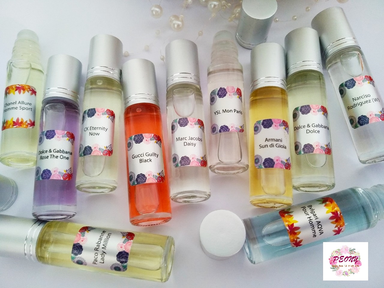 Tinh dầu nước hoa pháp 10ml - sỉ lẻ tinh dầu nước hoa - evA&Adam
