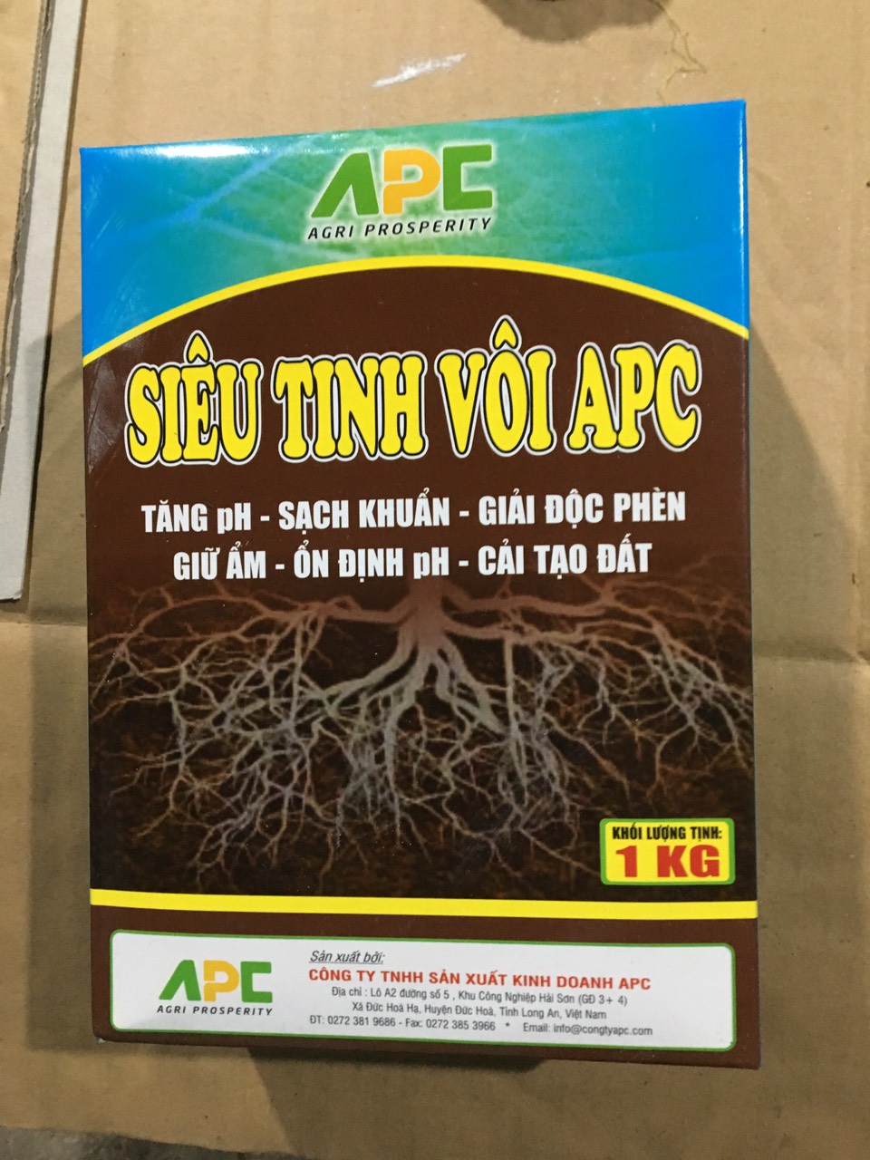 Tinh vôi APC sử dụng trong nông nghiệp 1kg