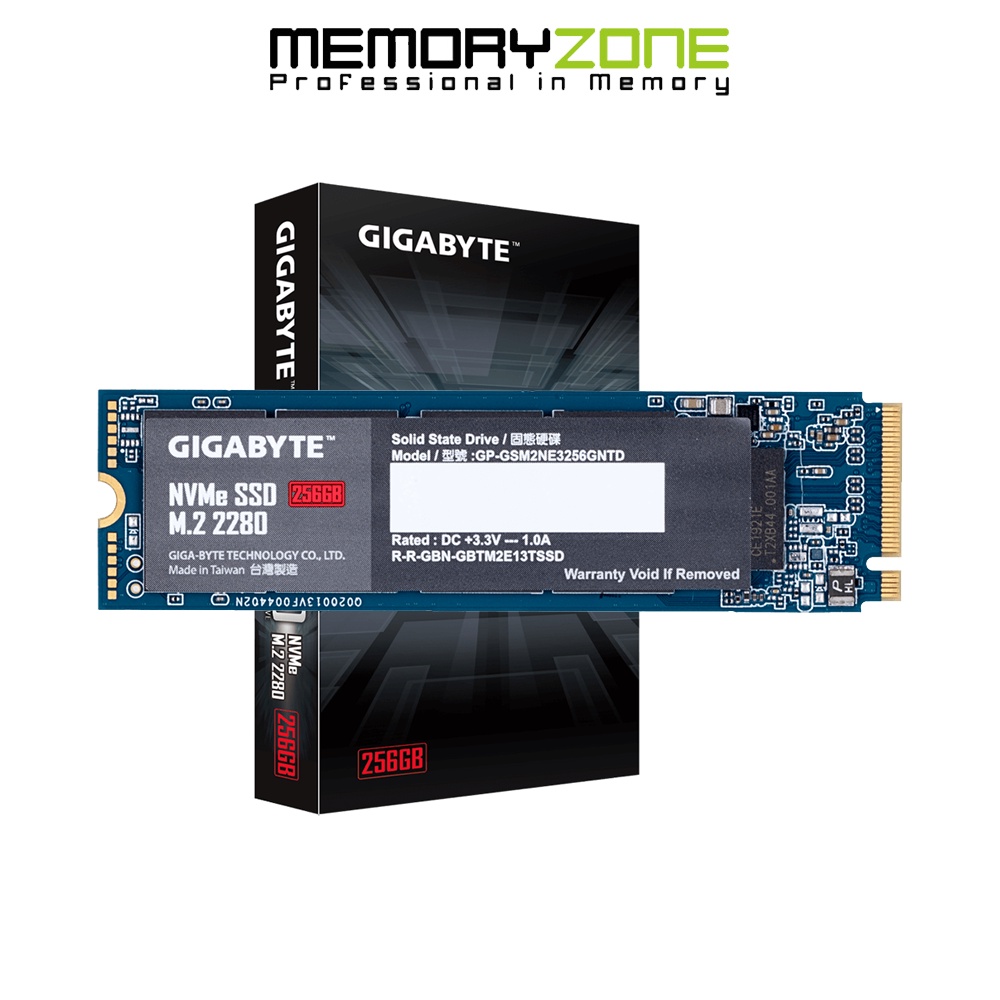 Ổ cứng ssd gigabyte 256gb m.2 2280 pcie nvme gen 3x4