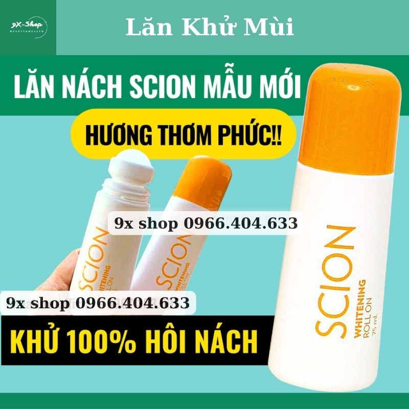 Lăn nách scion chính hãng - khử mùi hôi nách lâu năm hiệu quả