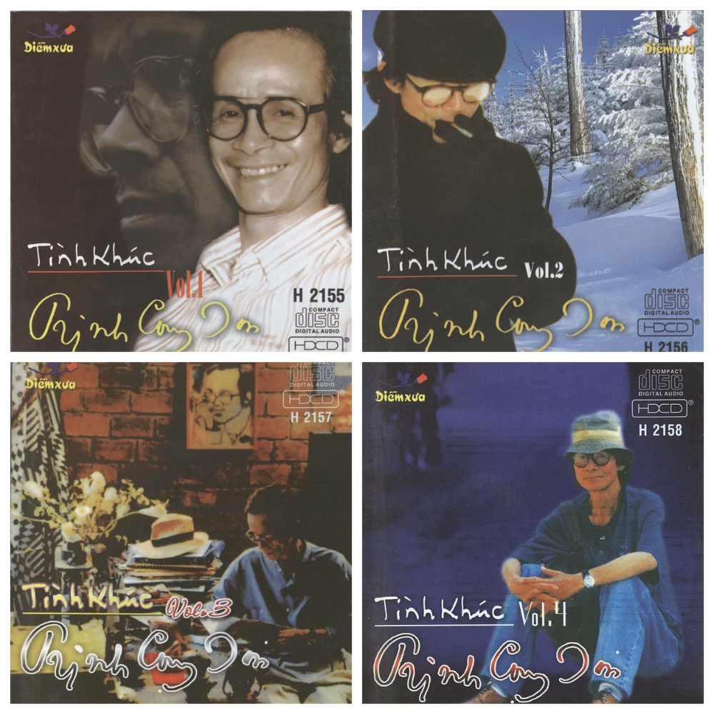[MDCD] Bộ 4 Đĩa CD Nhạc Trịnh Công Sơn Vol 1234