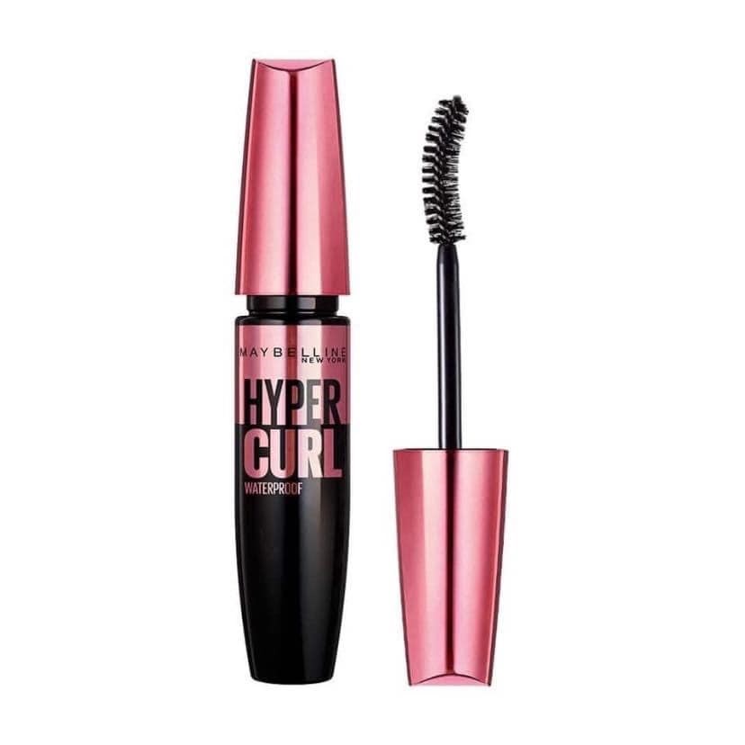 Mascara Dài Mi và Cong Mi Maybelline New York Hyper Curl Waterproof Chuốt Mi Đen Không Lem Không Trôi 9.2ml
