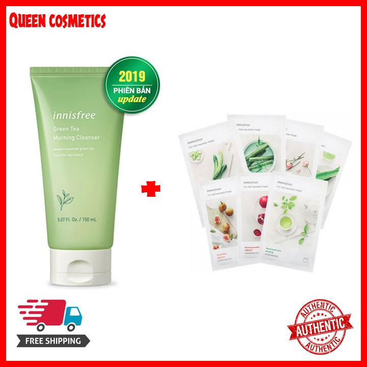 Sữa Rửa Mặt Innisfree Green Tea Foam Cleanser 2019