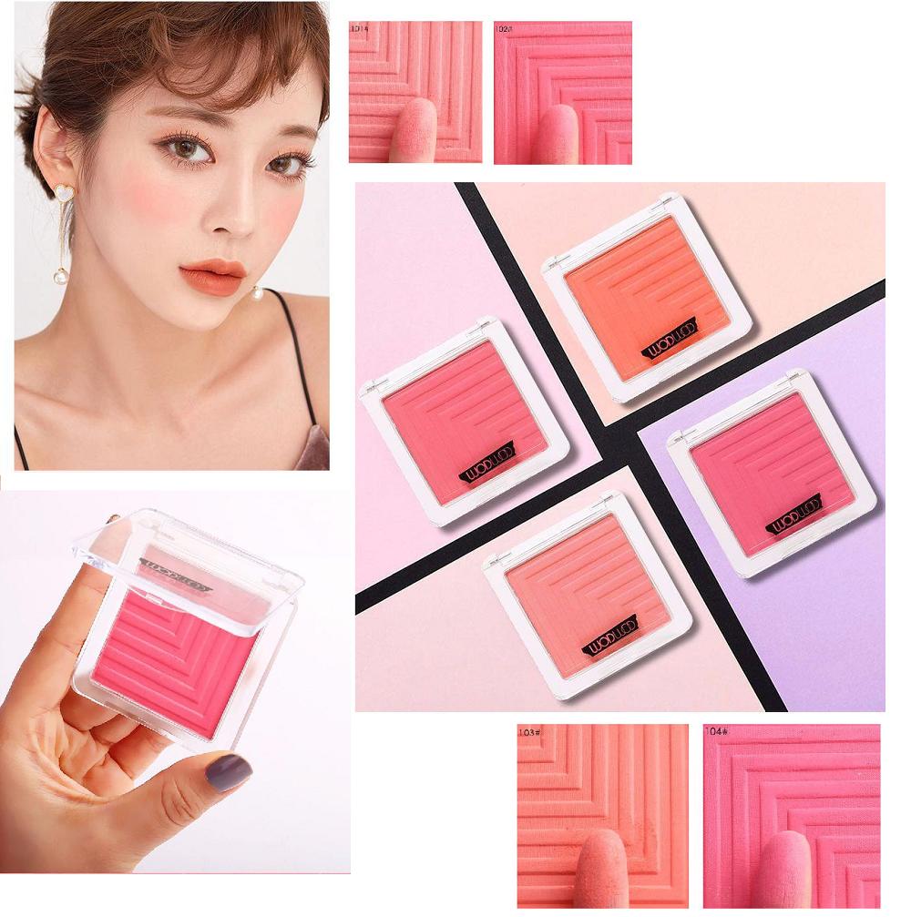 Phấn má hồng wodwod peach blusher no.w701 8.5g nhiều tone màu kèm cọ tiện dụng