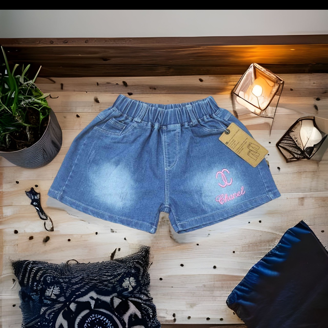 Quần đùi jeans bé gái sz18-40kg,quần short bò chất mềm co giãn