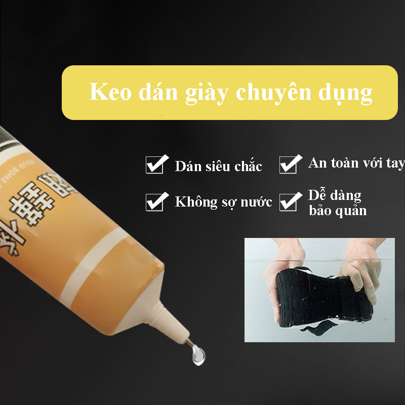 Keo dán giày dép chuyên dụng - chống nước – dính siêu bền - siêu chắc