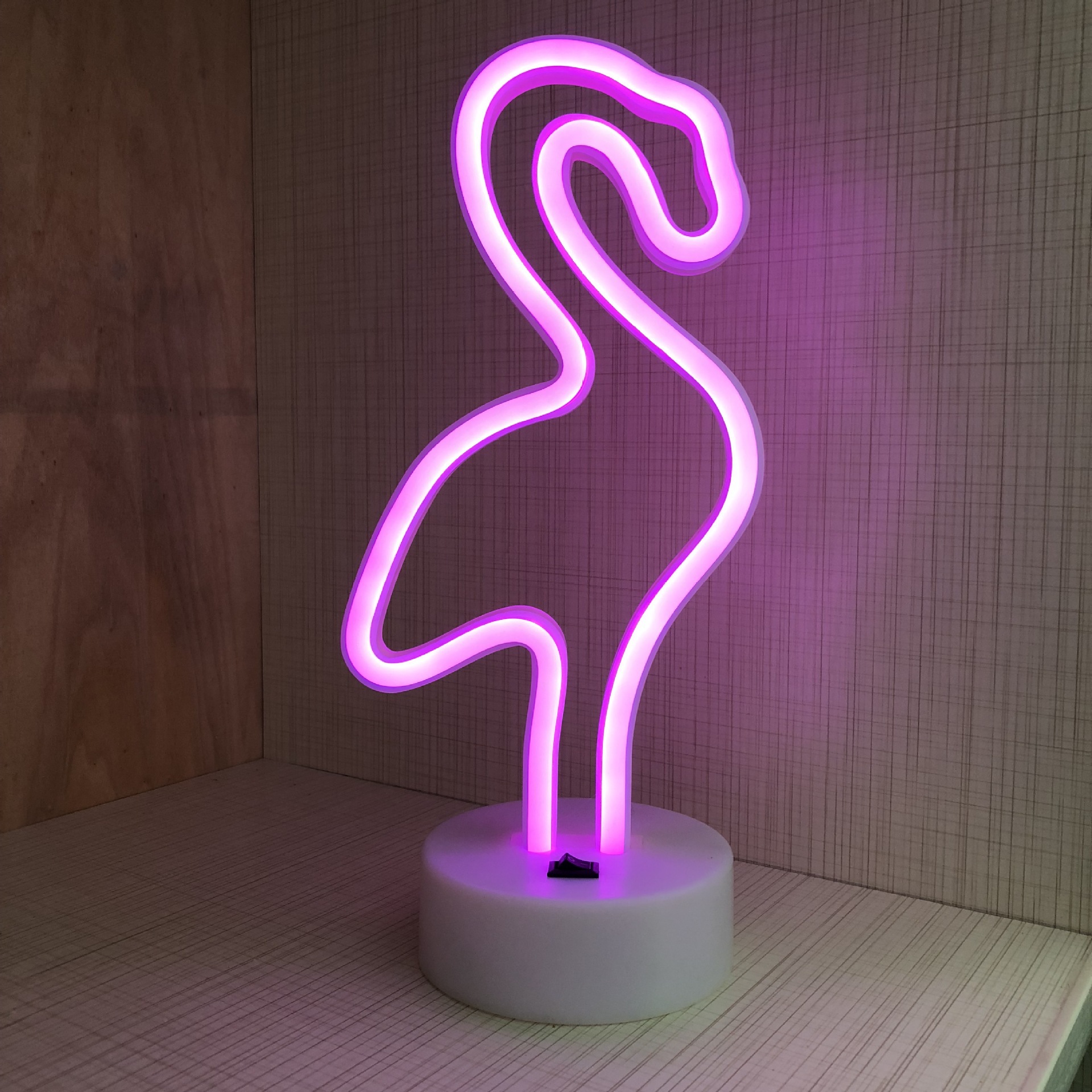 LED Đèn Mô Hình Neon Flamingo Cầu Vồng XƯƠNG RỒNG Love Đèn Bàn Nhỏ Đèn Trang Trí Đèn Linh Hoạt Đèn Ngủ
