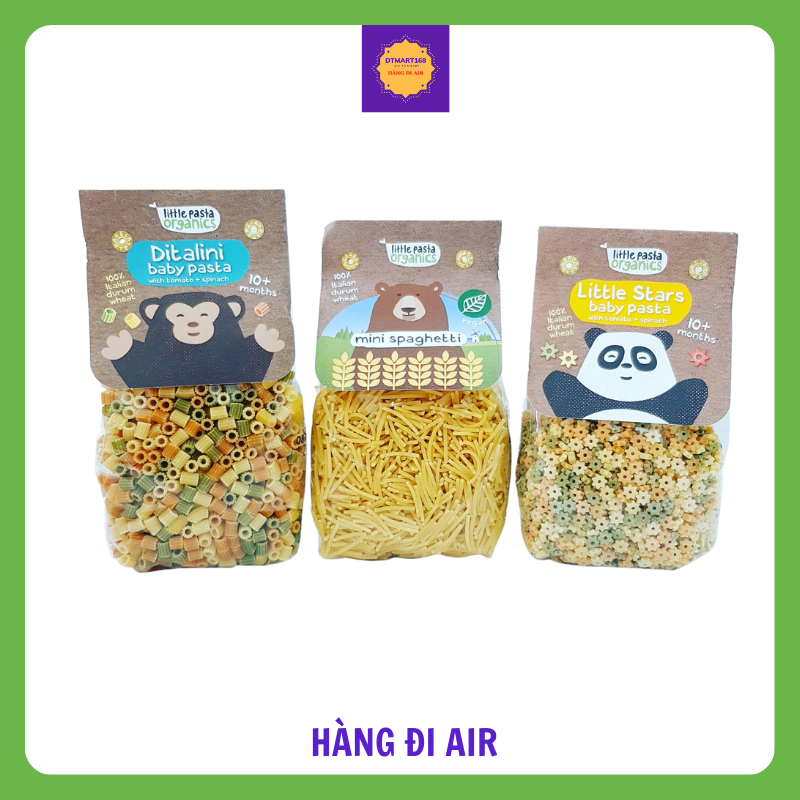 Nui Little Pasta Organic Cho Trẻ Từ 10 Tháng Date T2,4/2024 (Hàng Air Anh)