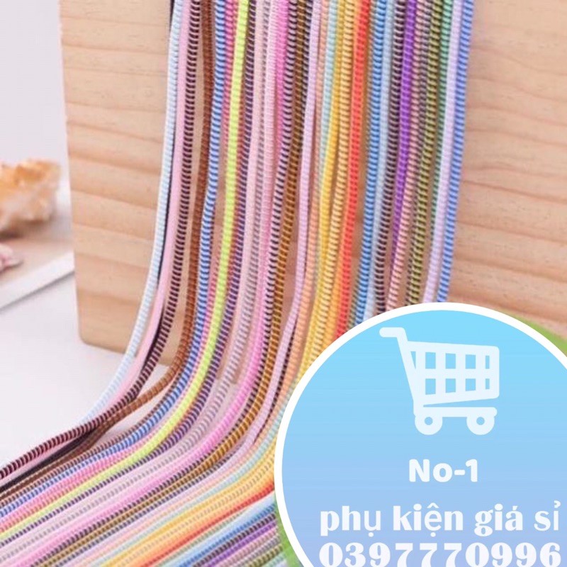 Combo 10 dây cuốn sạc đôi sắc màu