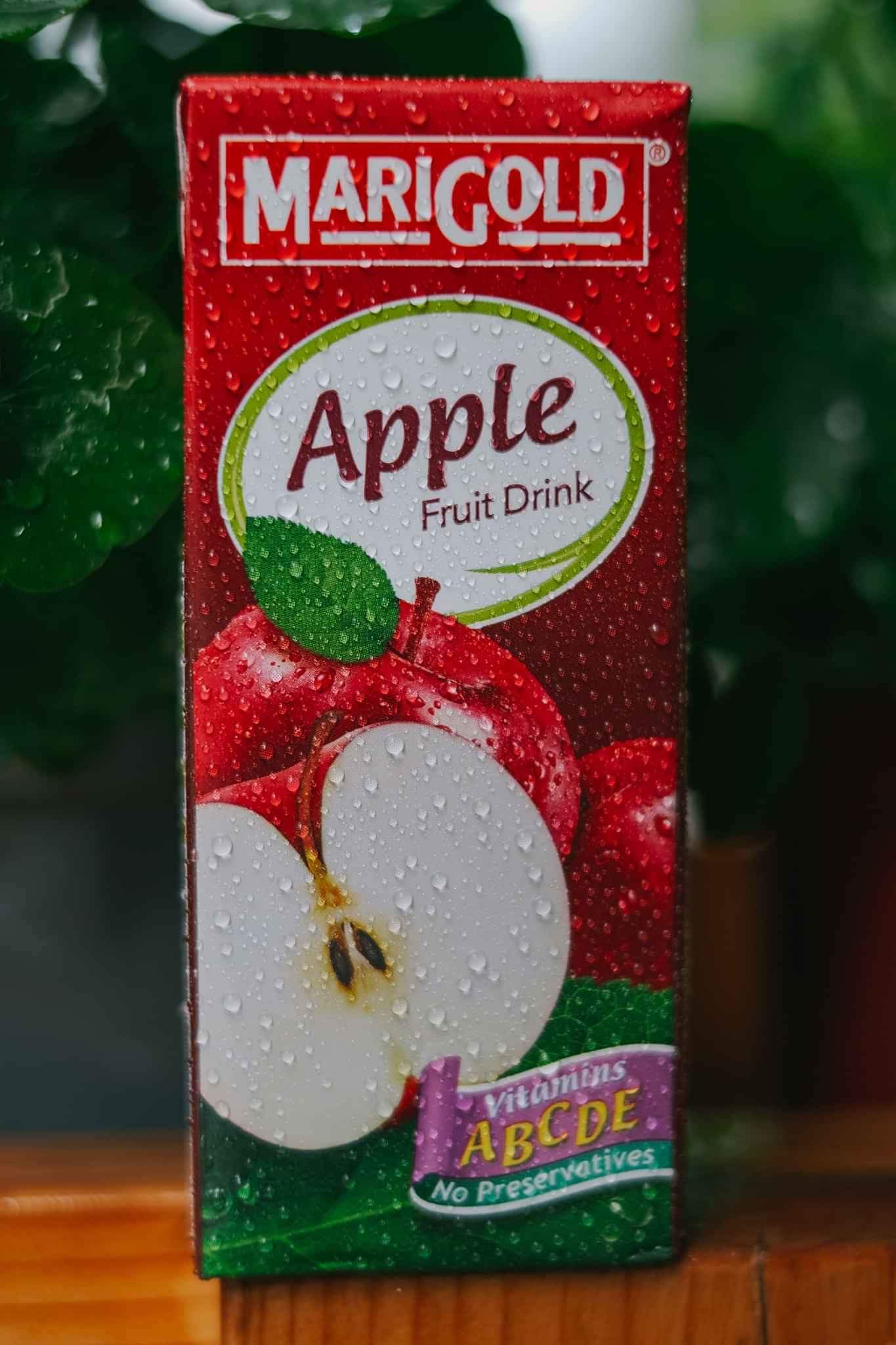 Nước ép Táo Marigold thùng 24 Hộp x 250ml