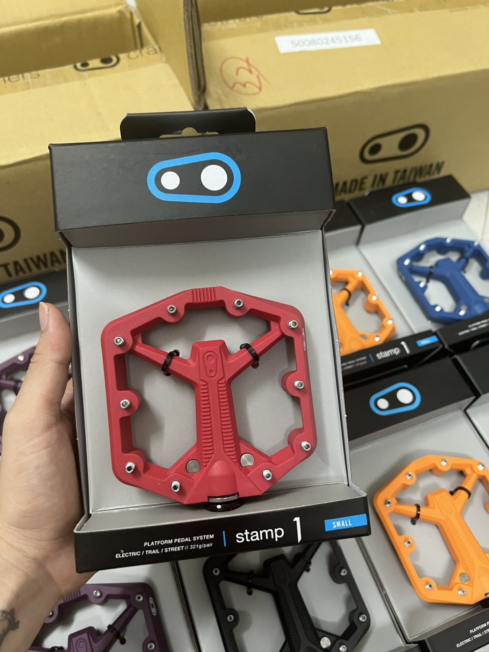 Bàn đạp crankbrothers stamp 1 gen 2 mẫu mới chính hãng pedal xe đạp pedal stamp 1 gen 2