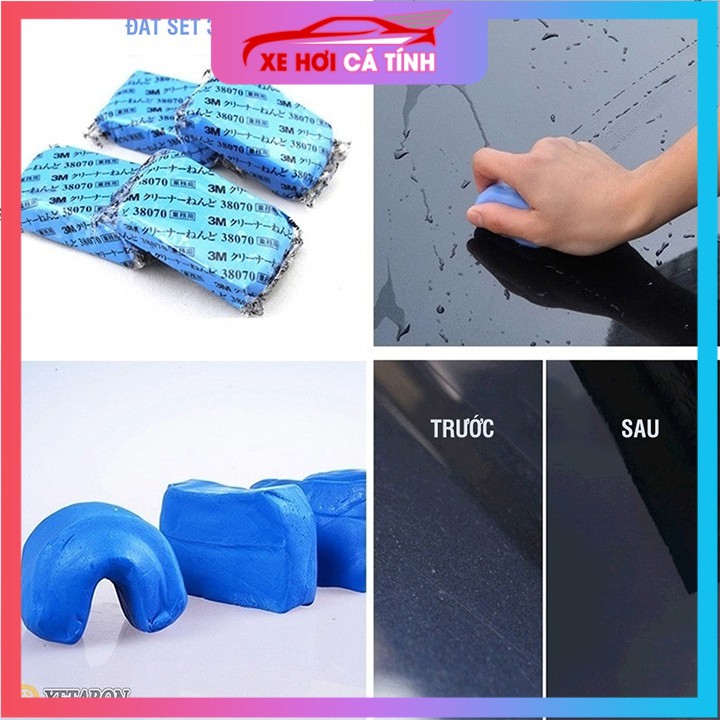 Đất sét 3M - chuẩn nhật lau bụi sơn, ố kính hiệu quả