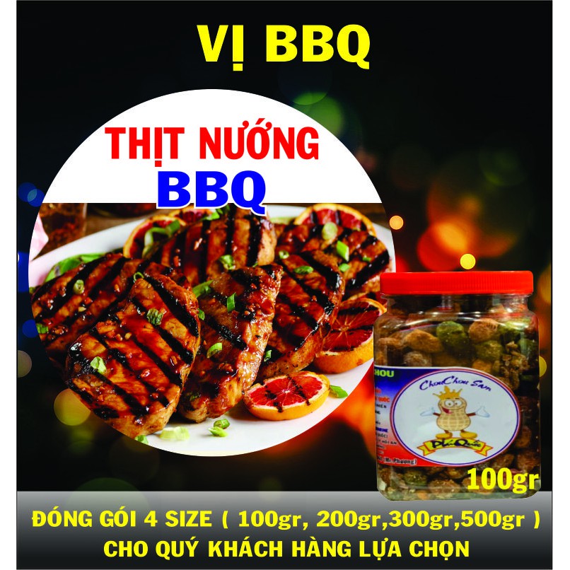 đậu phộng CHOUCHOU PQ vị BBQ 100g