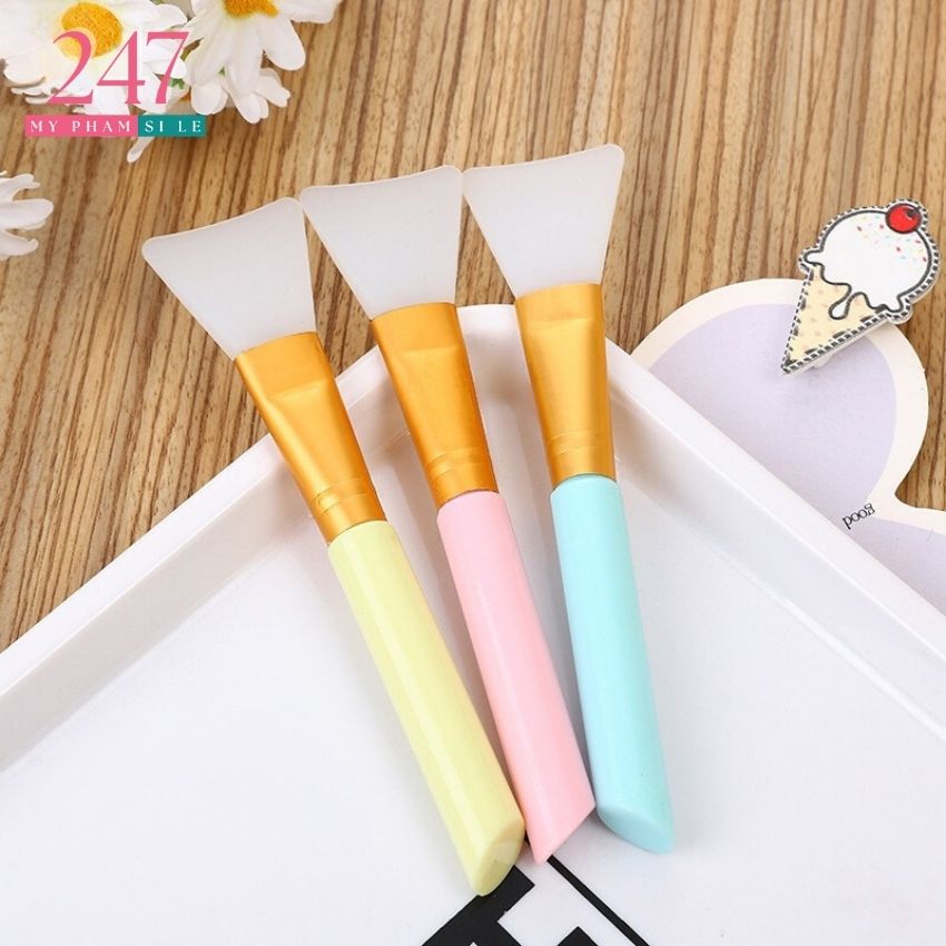 Cọ đắp mặt nạ đầu silicon dễ rửa sạch Cọ silicon đắp mặt nạ Bôi Gel Lột Mụn Co183