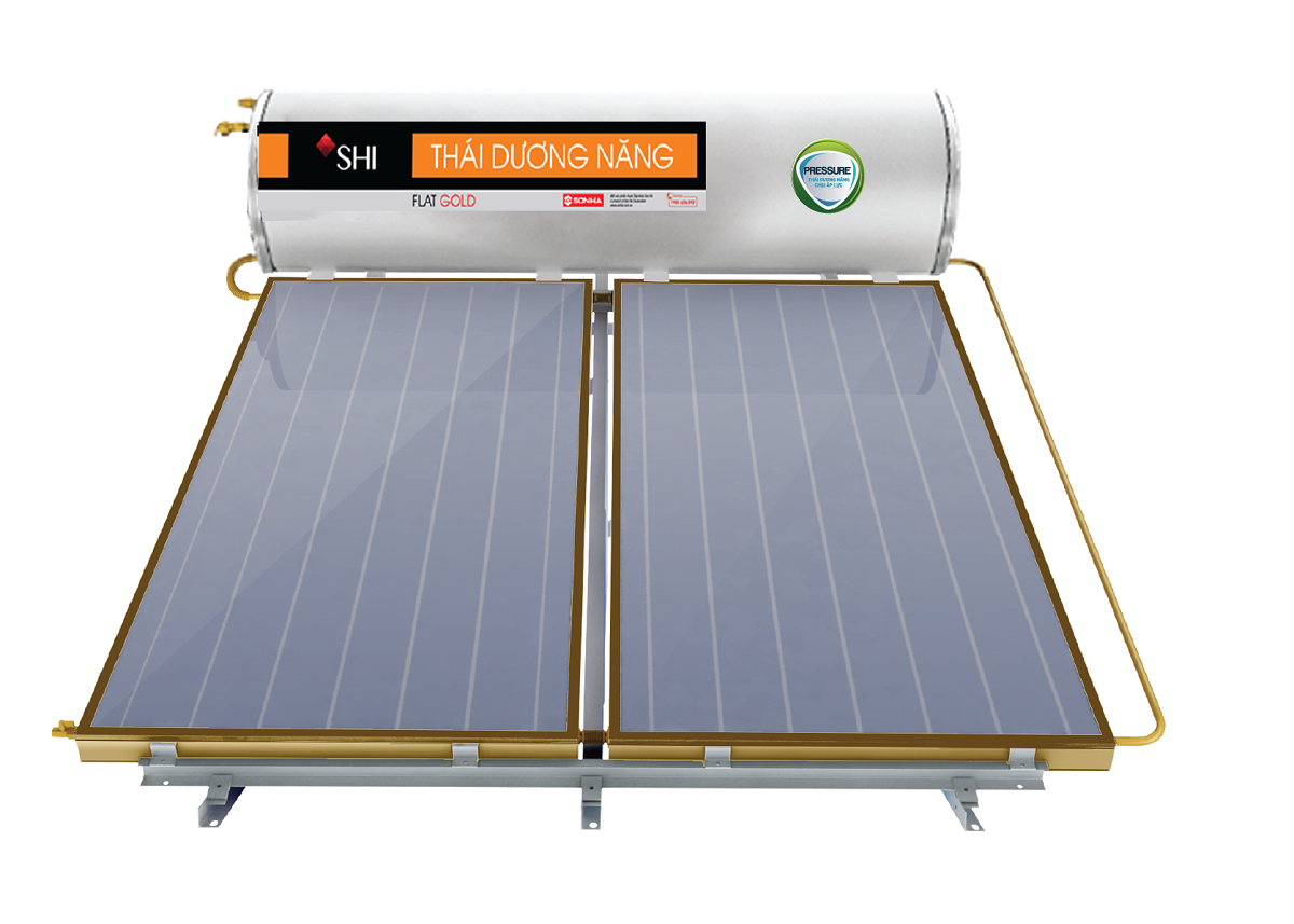 Thái dương năng chịu áp lực flat gold pressure 300 lít