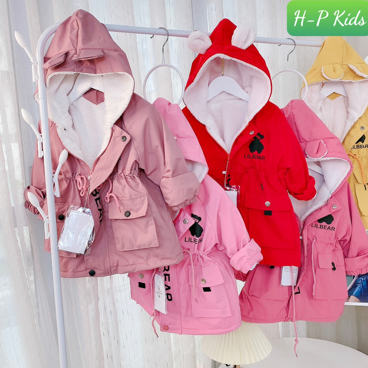 Áo Parka trẻ em/ Áo khoác mũ trẻ em