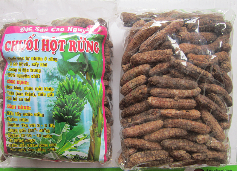 1Kg Chuối hột rừng Tây Nguyên