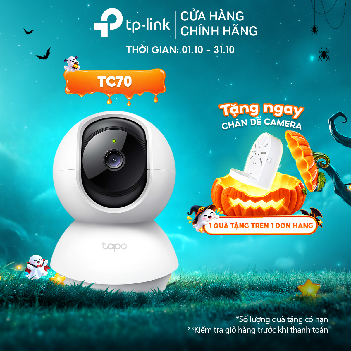 Camera IP Wifi Tapo C200 - Quan sát 360°, Full HD 1080p, Đèn LED hồng ngoại 9m